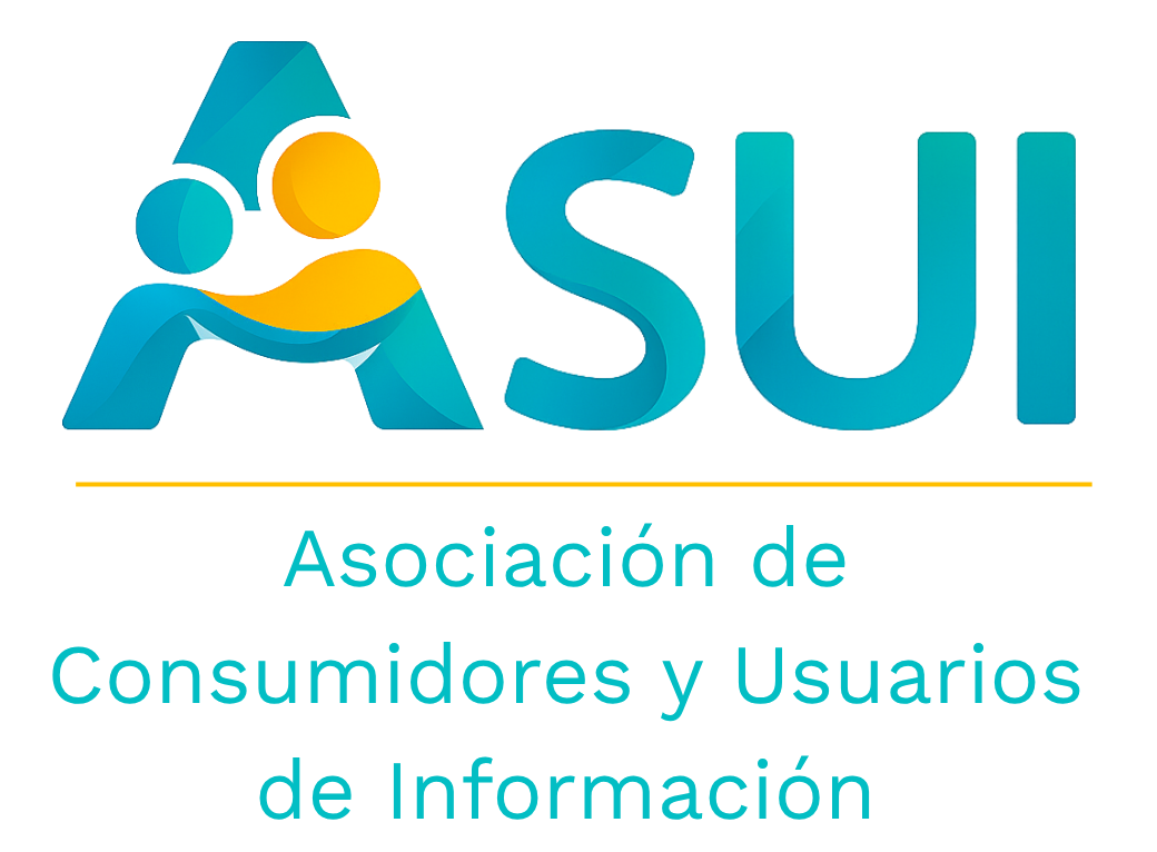 Logo Asociación del consumidores y usuarios de información (ASUI) vertical